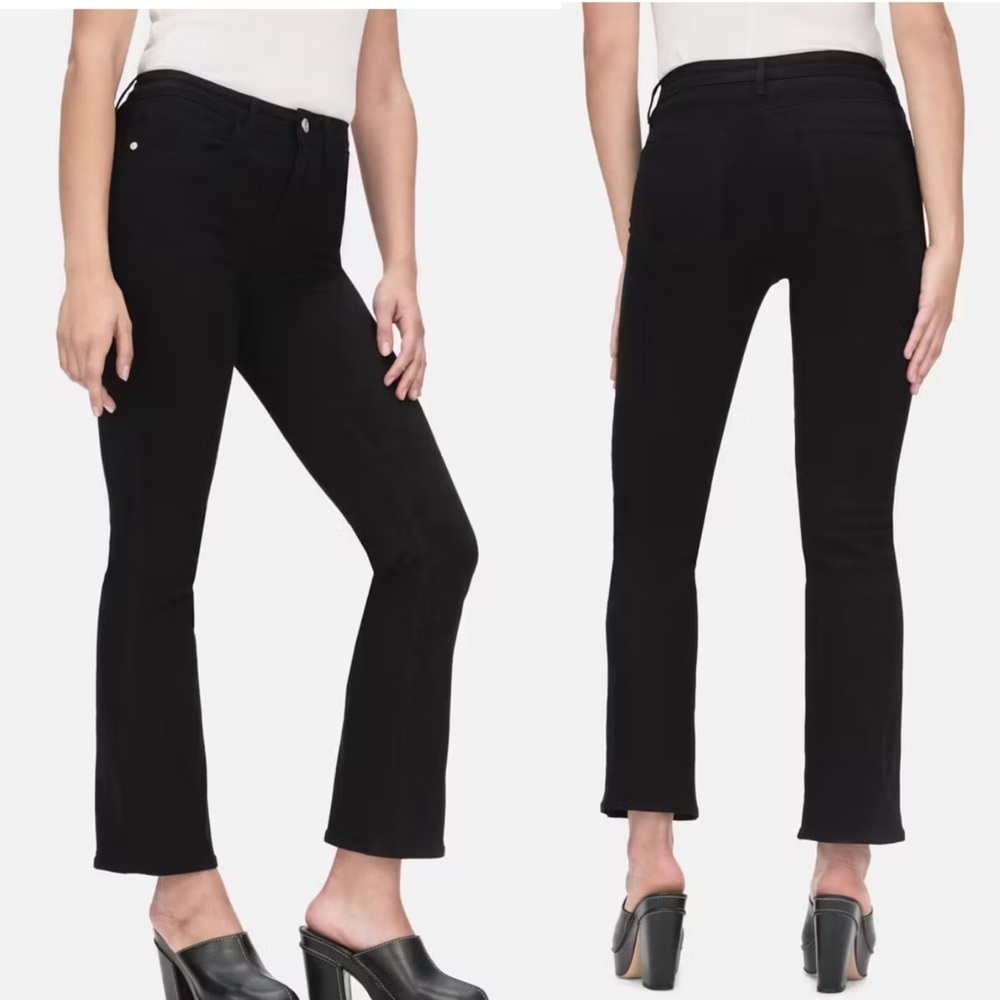 Frame Denim Le Crop Mini Boot
in Film Noir